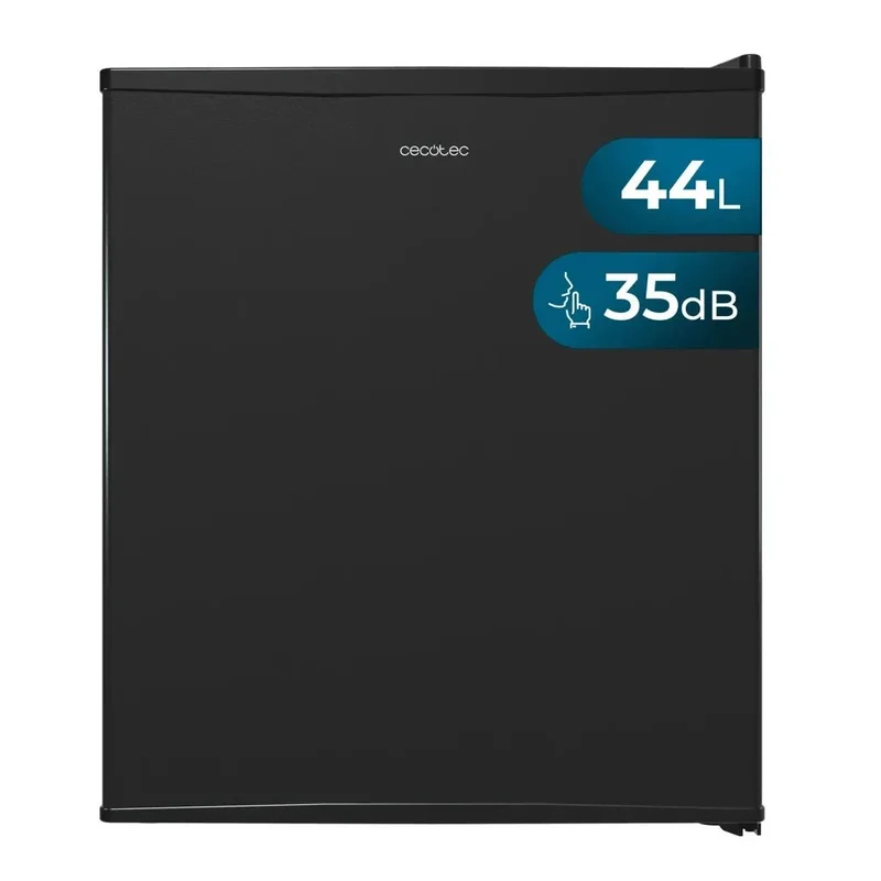 Nevera Mini Bar termoeléctrica Bolero CoolMarket BC SD 47 Black 44 Litros silenciosa con control mecánico y luz LED de Cecotec