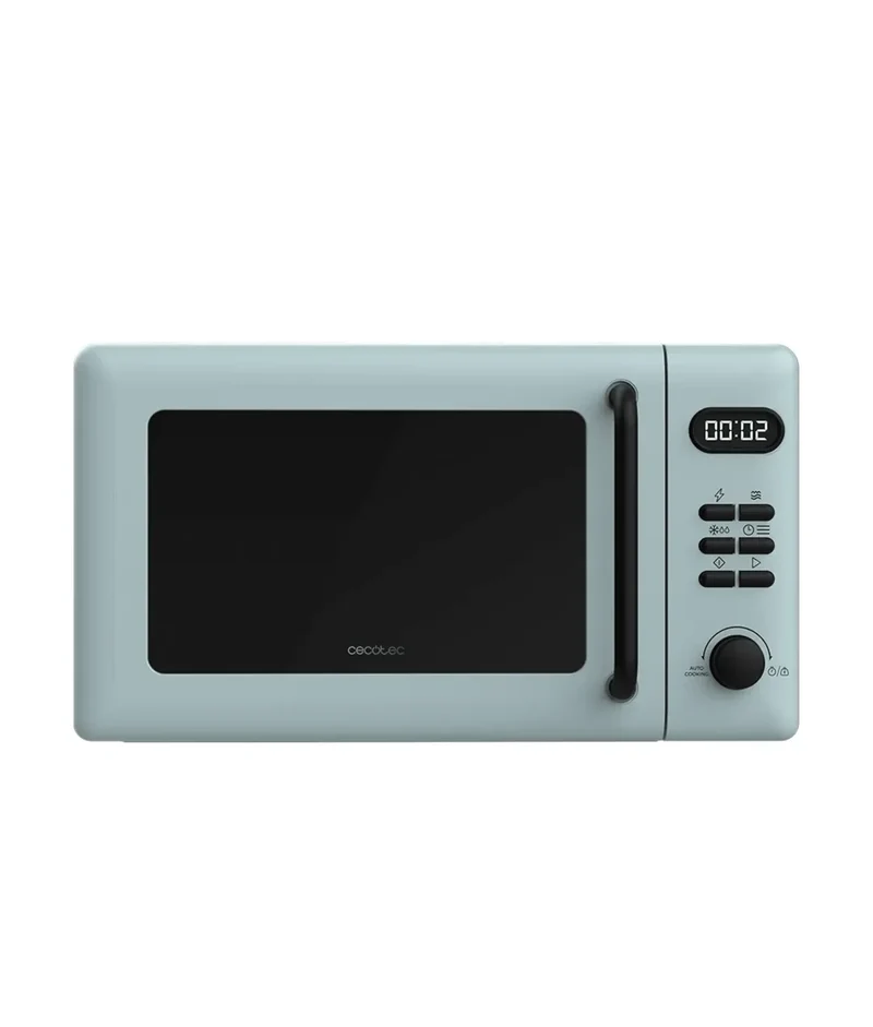 Microondas Proclean 5110 Blue digital grill 20L 700W ideal para cocina eficiente de Cecotec