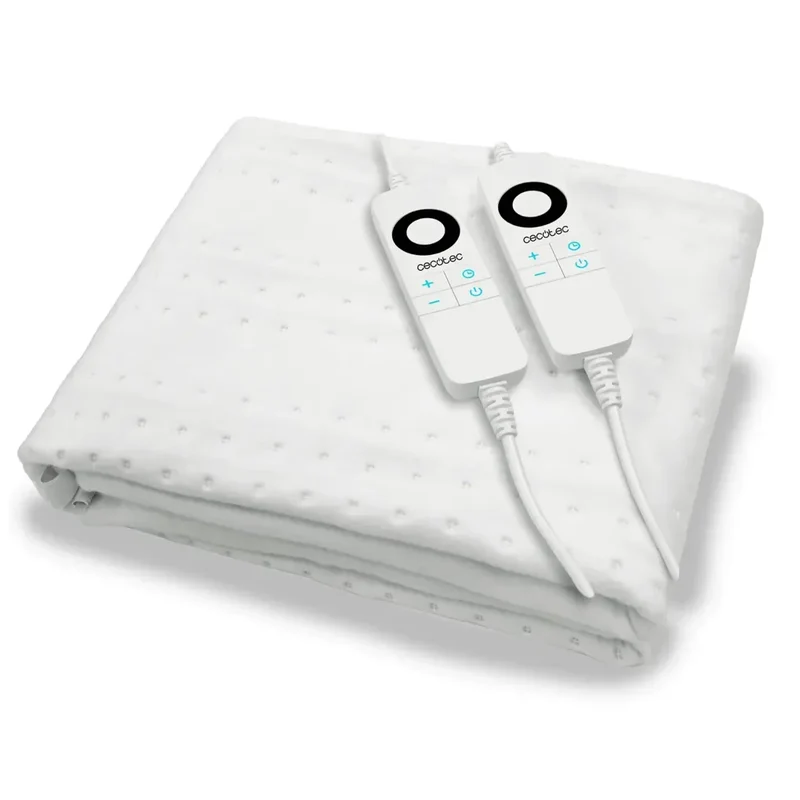 Bajera eléctrica 160x140 con Apagado Automático y 6 Temperaturas Ajustables para un Confort Total de Cecotec
