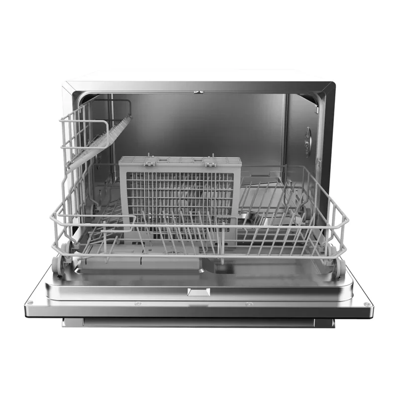 Mini Lavavajillas Bolero Aguazero 2400 Blanco 6 Servicios 5 Programas Panel Táctil Energía D Ideal para Cocinas Pequeñas de Cecotec