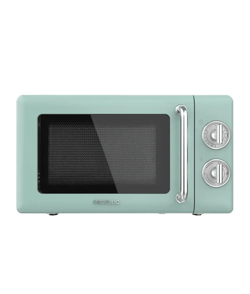 Microondas ProClean 3010 Retro Verde 20L 700W ideal para tu cocina moderna de Cecotec