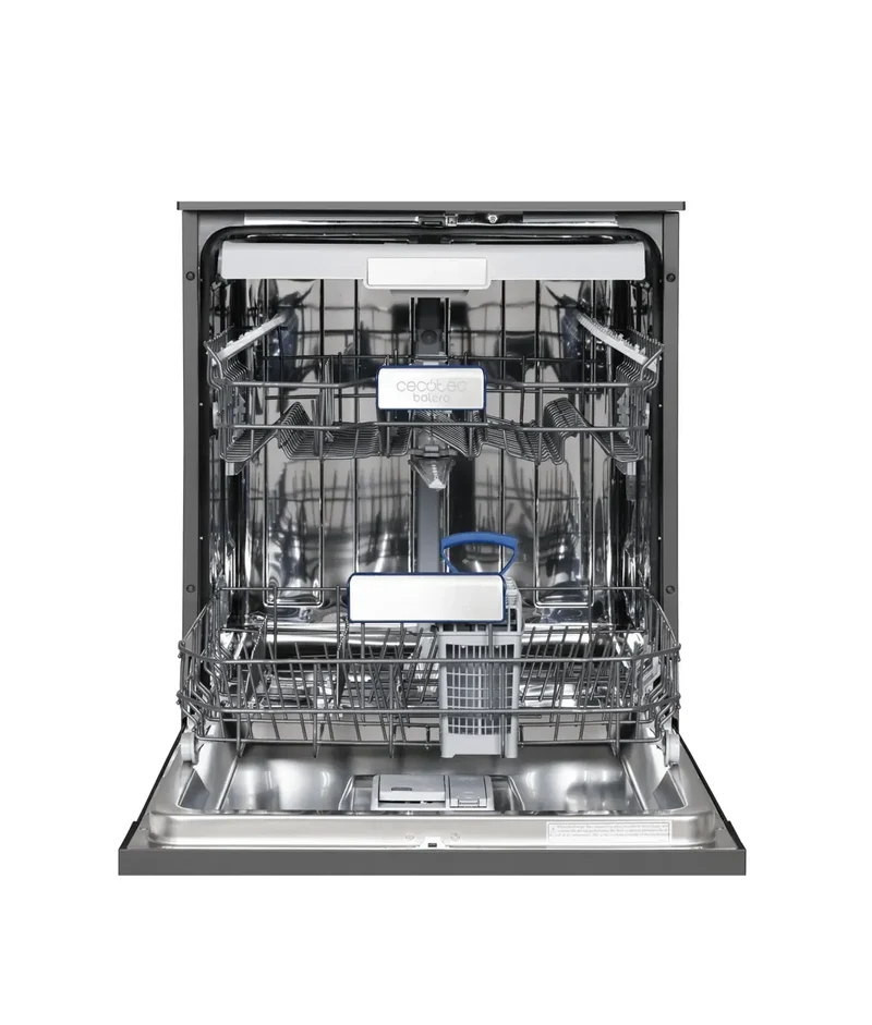 Lavavajillas Bolero Aguazero 6800 Dark 60 cm 14 cubiertos Motor Inverter Plus y 8 programas eficientes de Cecotec
