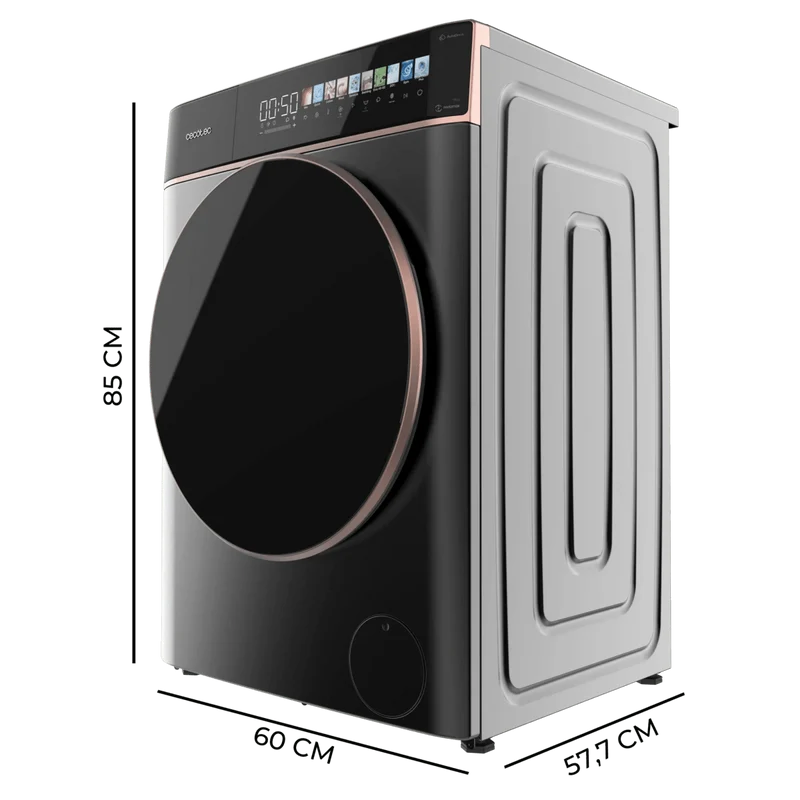 Lavadora Bolero DressCode 9900 Autodosis 9 kg FullColor Inverter 1400 rpm con 11 programas y tecnología avanzada de Cecotec