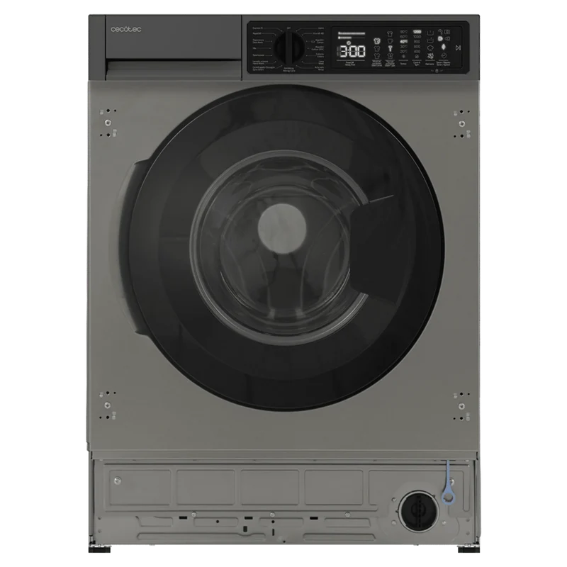 Lavadora Integrable Bolero DressCode 750 BI Inverter Inox 7kg 1200rpm 15 Programas Motor Inverter Plus SteamMax de Cecotec