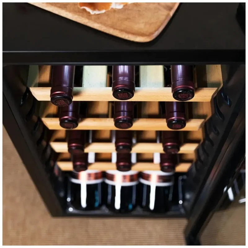 Vinoteca Inoxidable de 15 Botellas con Control Táctil y Enfriamiento Silencioso de Cecotec