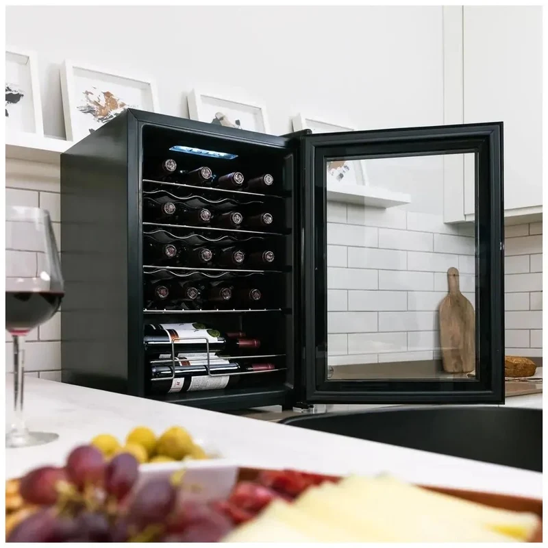 Vinoteca Bolero GrandSommelier 2050: 20 Botellas, Compresor Silencioso y Táctil de Cecotec