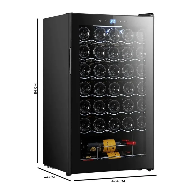 Vinoteca Bolero GrandSommelier 34030: Elegancia y Eficiencia para 34 Botellas de Cecotec