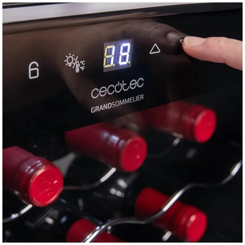 Vinoteca Bolero GrandSommelier 34030: Elegancia y Eficiencia para 34 Botellas de Cecotec