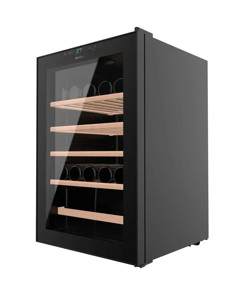 Vinoteca Bolero GrandSommelier 4850 Black: Elegancia y Eficiencia para 48 Botellas de Cecotec