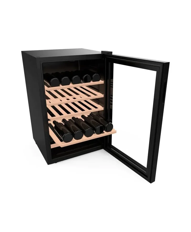 Vinoteca Bolero GrandSommelier 4850 Black: Elegancia y Eficiencia para 48 Botellas de Cecotec