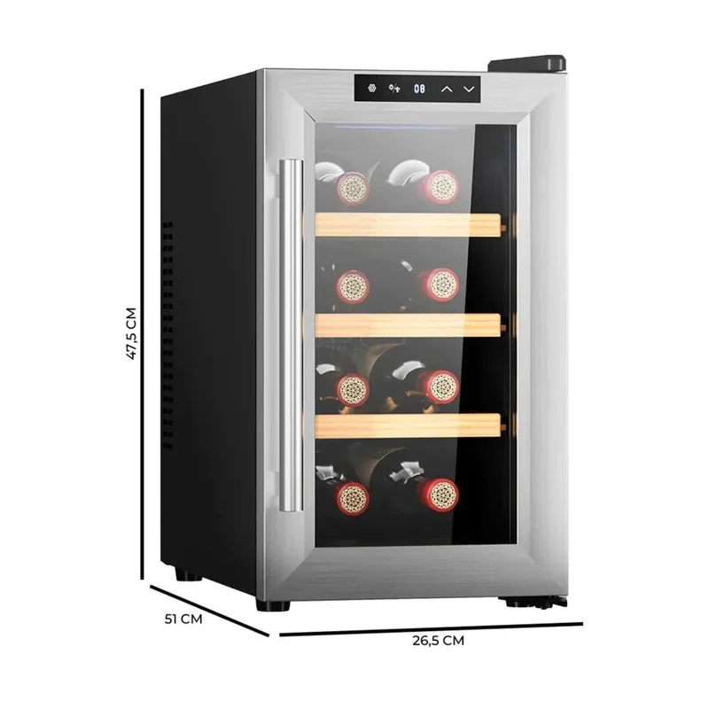 Vinoteca Bolero GrandSommelier 830: Enfriamiento Silencioso y Eco-Friendly de Cecotec