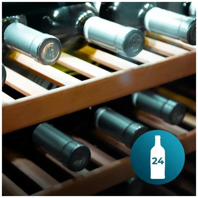 Vinoteca Retro Bolero GrandSommelier: Elegancia y Funcionalidad para 24 Botellas de Cecotec