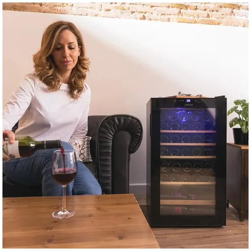 Vinoteca Bolero GrandSommelier 36000: Elegancia y Rendimiento para 36 Botellas de Cecotec
