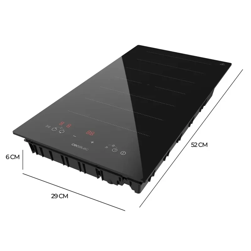 Placa de Inducción Flex 3500W: Potencia, Seguridad y Versatilidad en tu Cocina de Cecotec