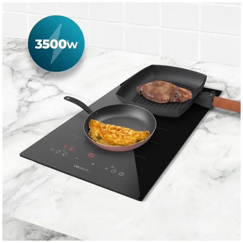 Placa de Inducción Flex 3500W: Potencia, Seguridad y Versatilidad en tu Cocina de Cecotec