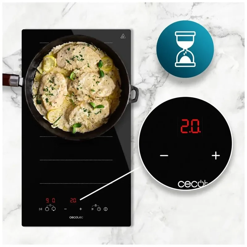 Placa de Inducción Flex 3500W: Potencia, Seguridad y Versatilidad en tu Cocina de Cecotec