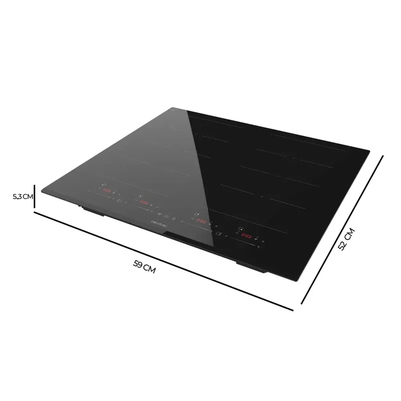 Placa de Inducción TotalFlex 7400W: Potencia, Seguridad y Versatilidad de Cecotec