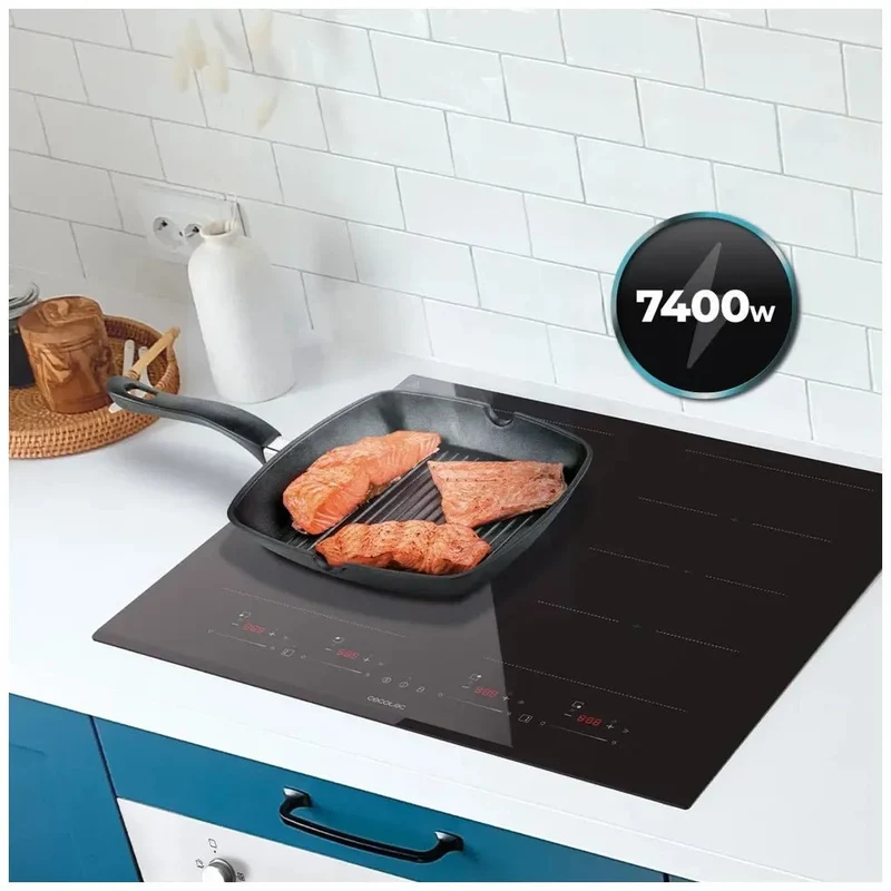 Placa de Inducción TotalFlex 7400W: Potencia, Seguridad y Versatilidad de Cecotec