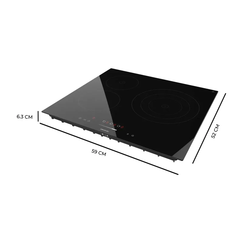 Placa Vitrocerámica 5700W: Eficiencia y Seguridad para tu Cocina Moderna de Cecotec