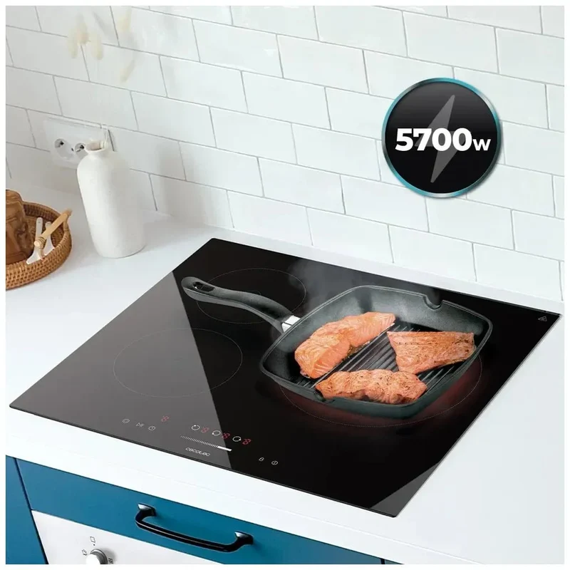 Placa Vitrocerámica 5700W: Eficiencia y Seguridad para tu Cocina Moderna de Cecotec