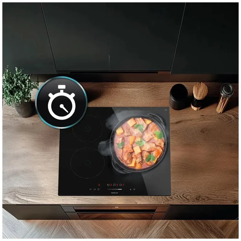 Placa Vitrocerámica 5700W: Eficiencia y Seguridad para tu Cocina Moderna de Cecotec