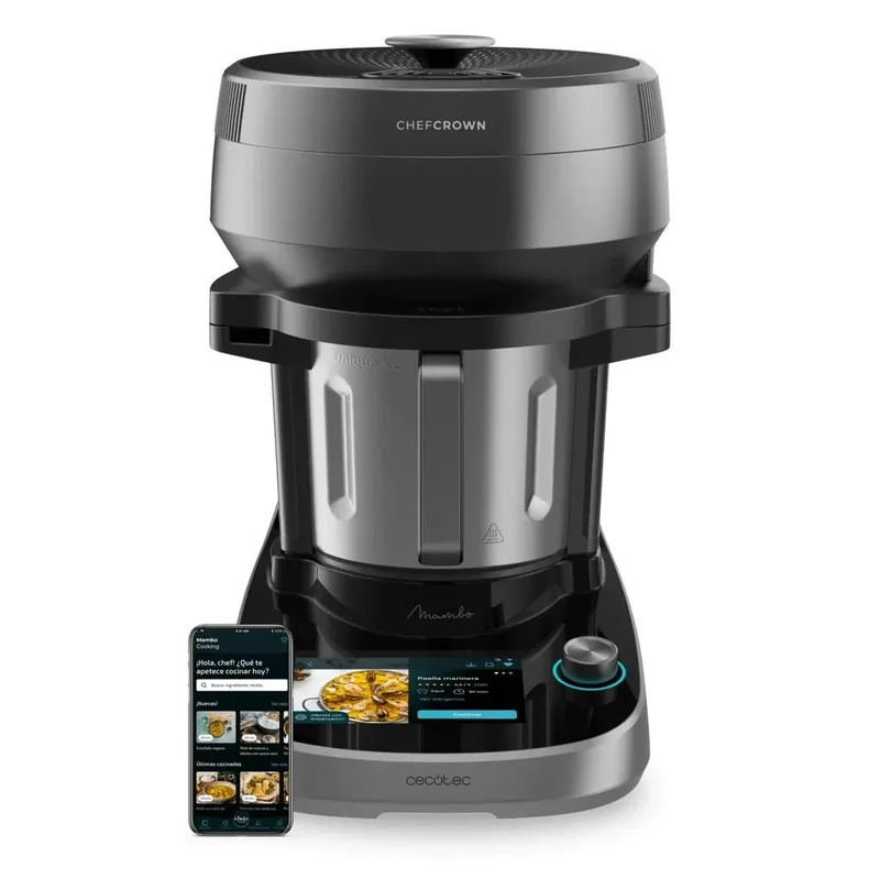 Robot de Cocina Todo en Uno con Autodispensador y 45 Funciones Revolucionarias de Cecotec