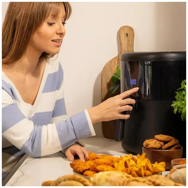 Freidora Digital 6L con Tecnología PerfectCook para Cocción Saludable y Crujiente de Cecotec