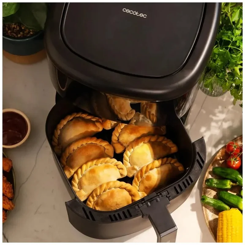 Freidora Digital 6L con Tecnología PerfectCook para Cocción Saludable y Crujiente de Cecotec