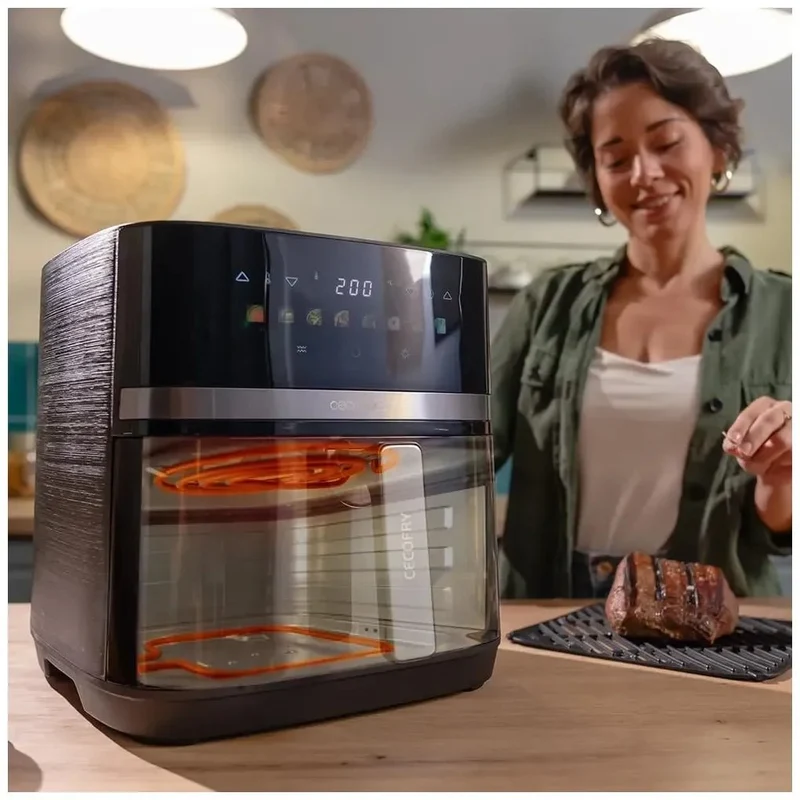 Freidora de Aire 3 en 1: Cocción Saludable con Doble Resistencia y 8L de Capacidad de Cecotec