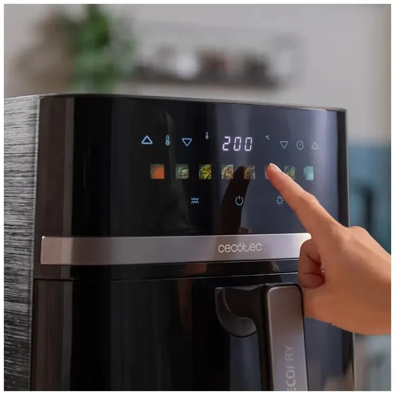 Freidora de Aire 3 en 1: Cocción Saludable con Doble Resistencia y 8L de Capacidad de Cecotec