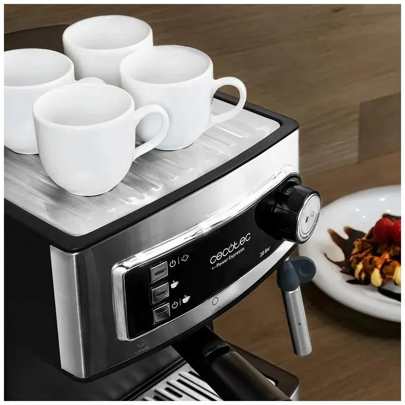 Cafetera Express 20 Bares: Prepara el Espresso y Cappuccino Perfectos desde la Comodidad de tu Hogar con Cecotec