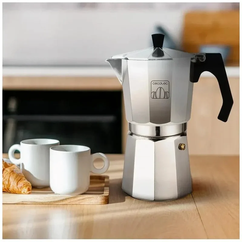Cafetera Italiana de Aluminio para 9 Tazas con Filtro Inoxidable de Alta Calidad de Cecotec