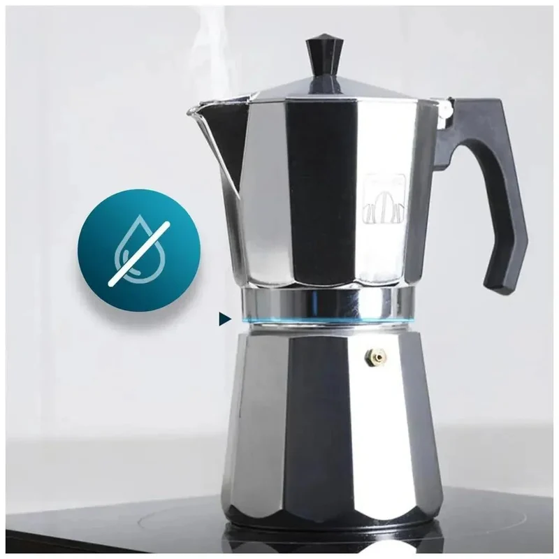 Cafetera Italiana de Aluminio para 9 Tazas con Filtro Inoxidable de Alta Calidad de Cecotec