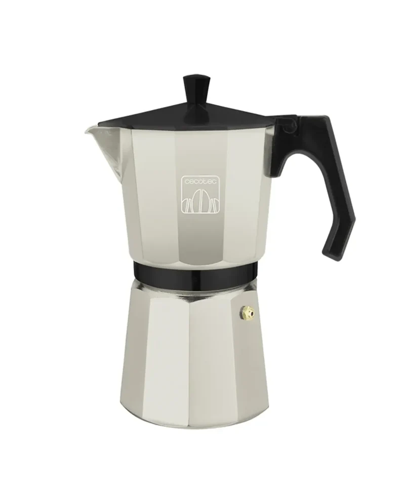Cafetera Italiana Beige 3 Tazas: Aroma y Cuerpo Perfecto para Todo Tipo de Cocina de Cecotec