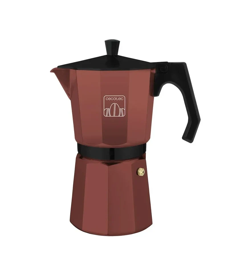 Cafetera Italiana Granate para 12 Tazas: Elegancia y Versatilidad en tu Cocina de Cecotec