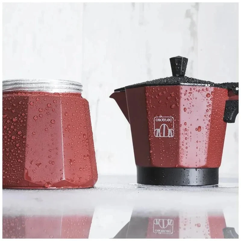 Cafetera Italiana Granate para 12 Tazas: Elegancia y Versatilidad en tu Cocina de Cecotec