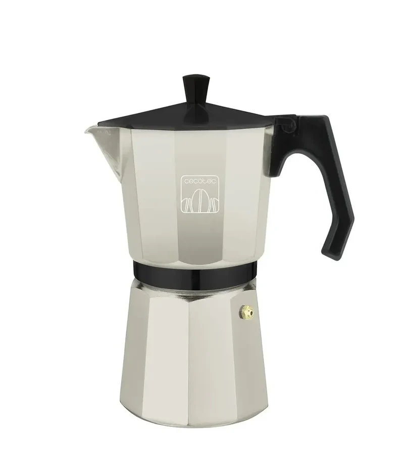Cafetera Italiana Beige 12 Tazas: Elegancia y Versatilidad para tu Café Perfecto de Cecotec