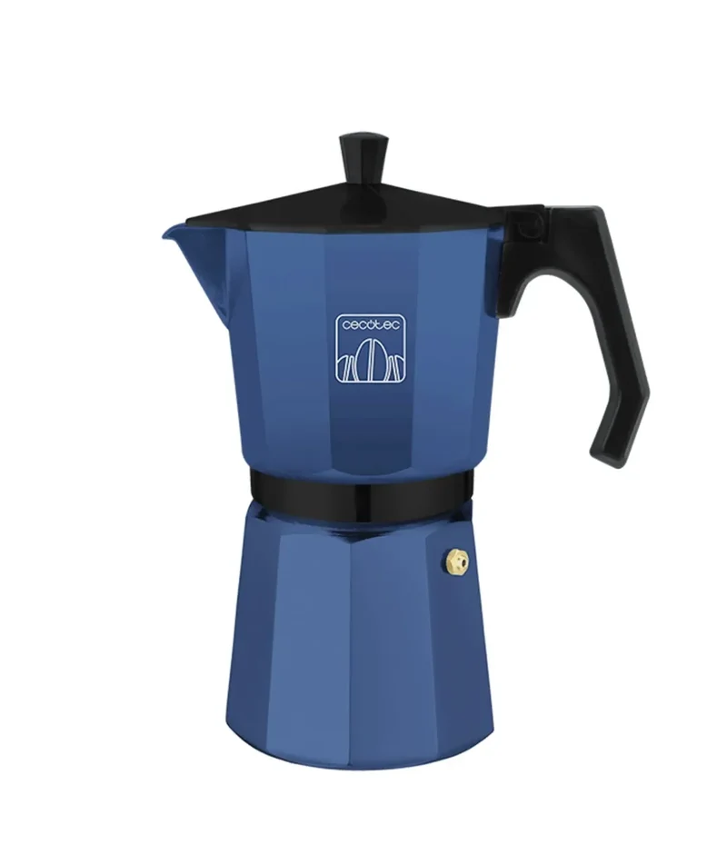 Cafetera Italiana Azul 3 Tazas: Elegancia y Sabor en Cada Espresso de Cecotec