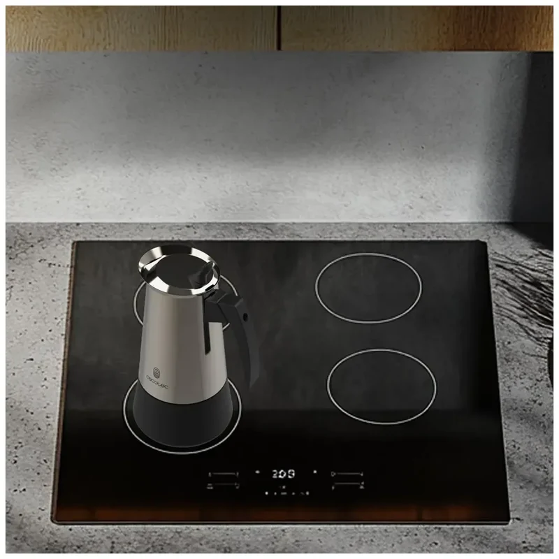 Cafetera Italiana Piccolina 200 Gold: Elegancia y Calidad para 2 Tazas Perfectas de Cecotec
