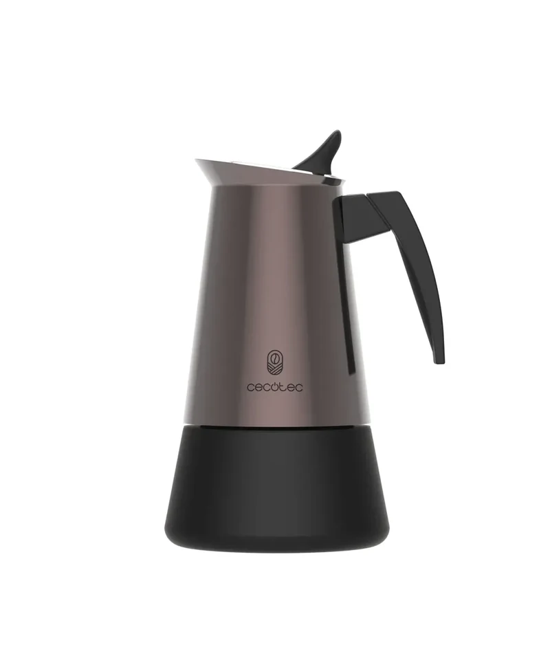 Cafetera Italiana de Acero Inoxidable para Dos Tazas: Estilo y Funcionalidad de Cecotec