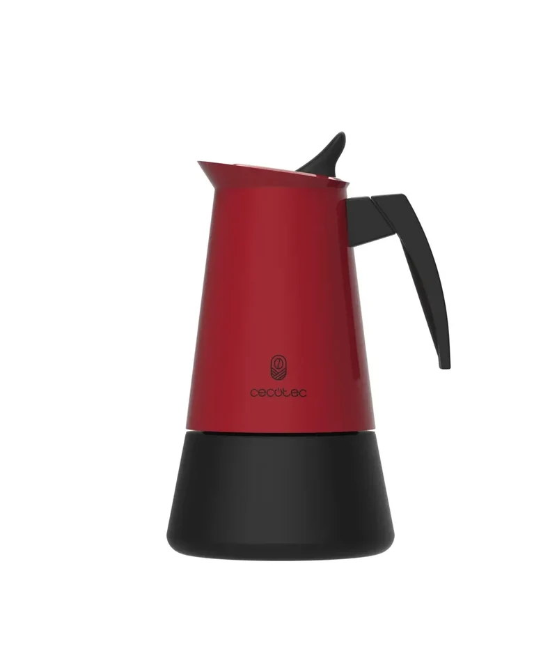 Cafetera Italiana Piccolina 200 Red: Elegancia y Calidad para 2 Tazas de Café de Cecotec