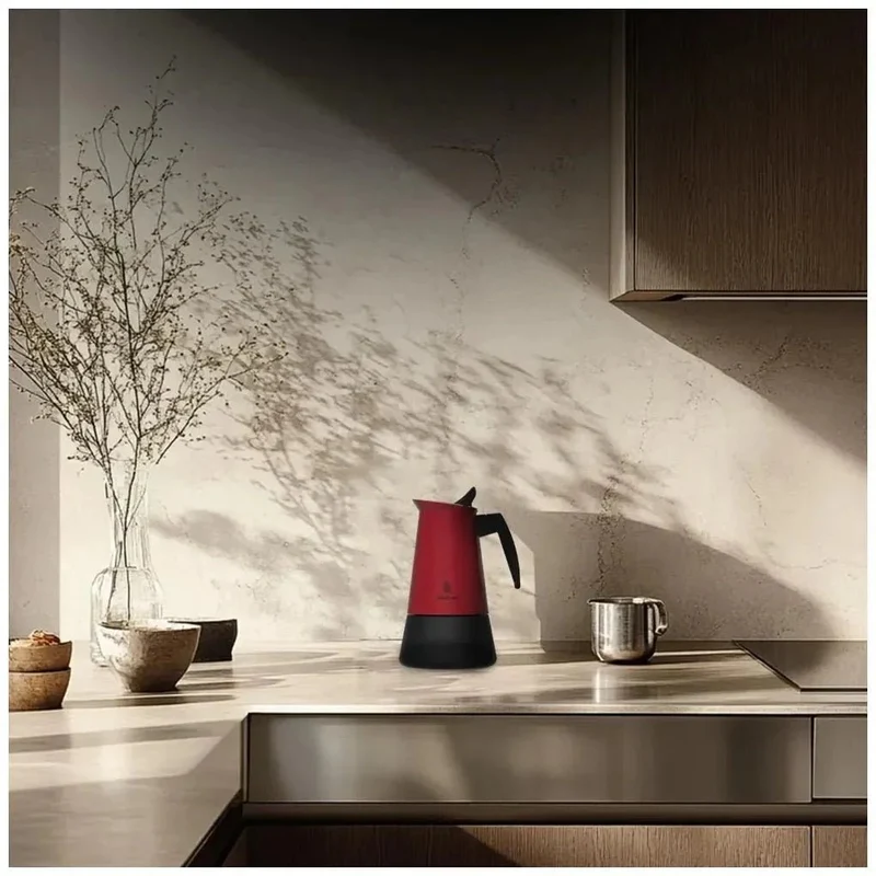 Cafetera Italiana Piccolina 200 Red: Elegancia y Calidad para 2 Tazas de Café de Cecotec