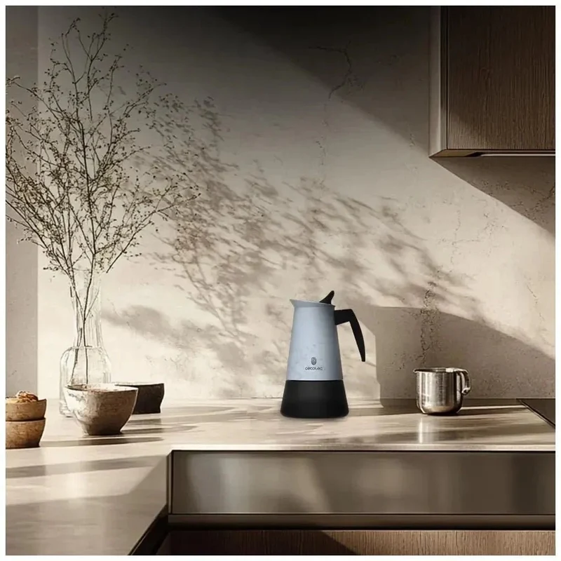 Cafetera Italiana Piccolina 600 Blue: Elegancia y Versatilidad para 6 Tazas de Cecotec