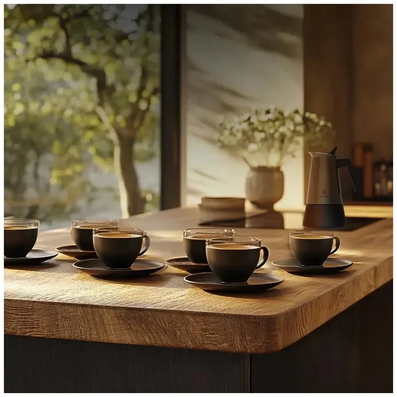 Cafetera Italiana Inoxidable Piccolina 600 Gold: Elegancia y Sabor para 6 Tazas de Cecotec