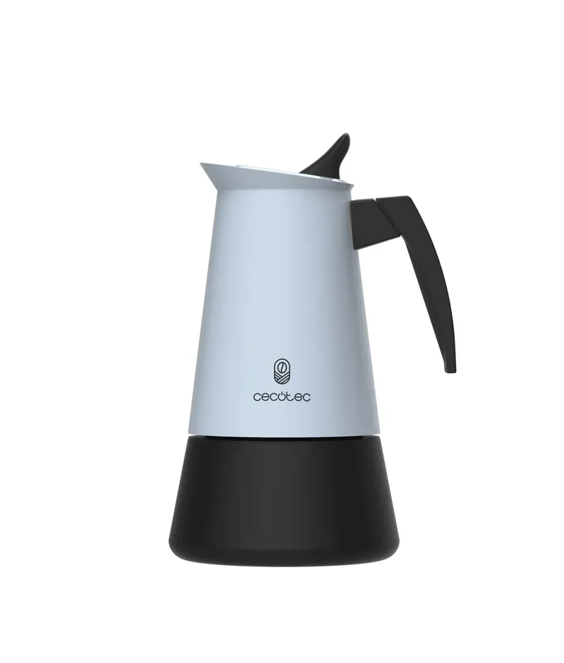 Cafetera Italiana Piccolina 900 Blue: Elegancia y Calidad para 10 Tazas de Café de Cecotec