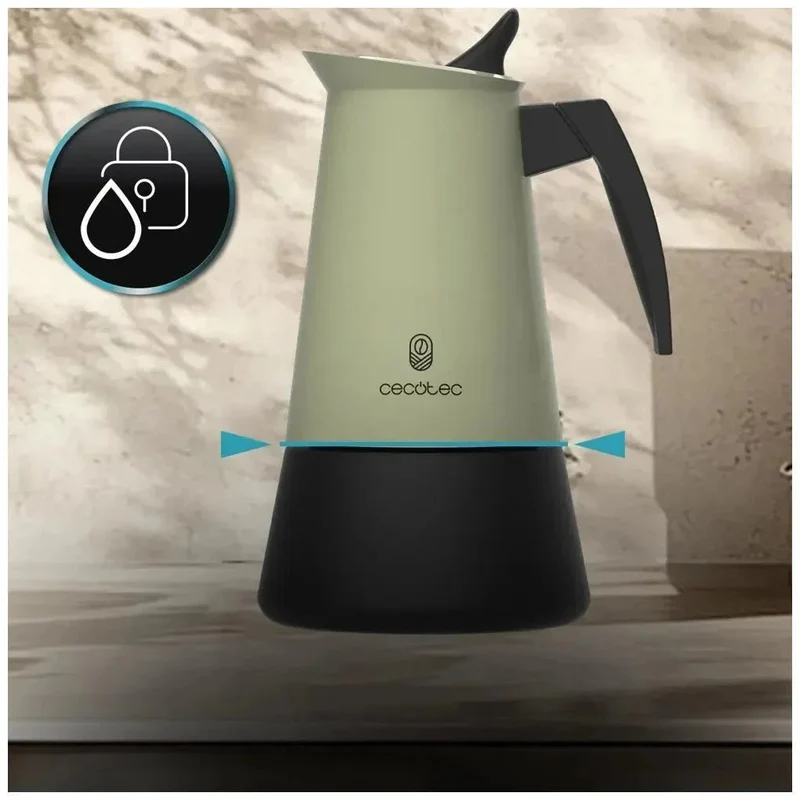 Cafetera Italiana de Acero Inoxidable para 10 Tazas: Elegancia y Versatilidad de Cecotec