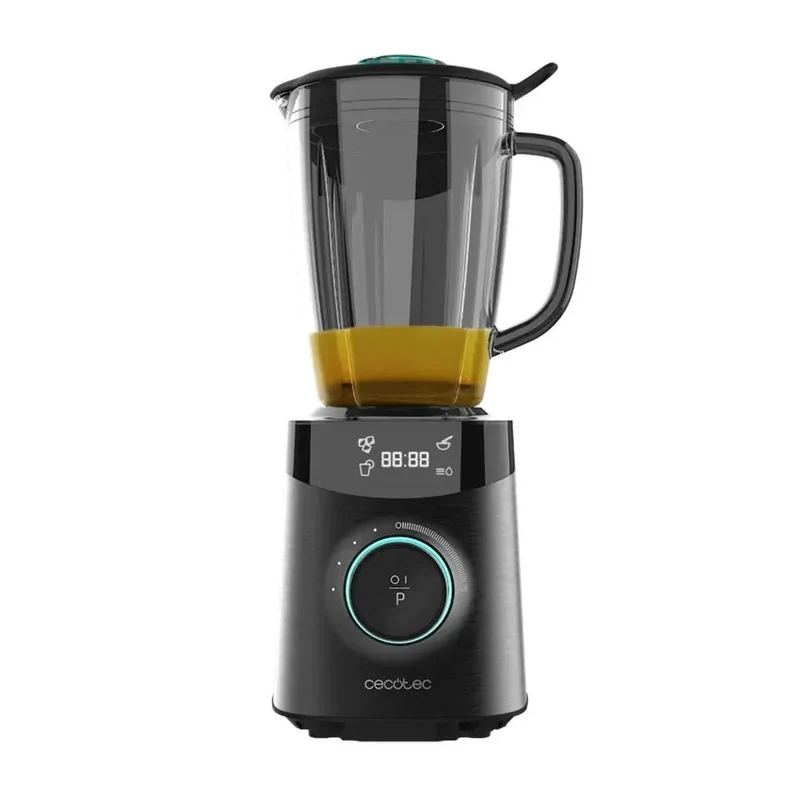 Batidora de Vaso 1800W con Cuchillas de Titanio y Jarra de Vidrio 1.8L de Cecotec