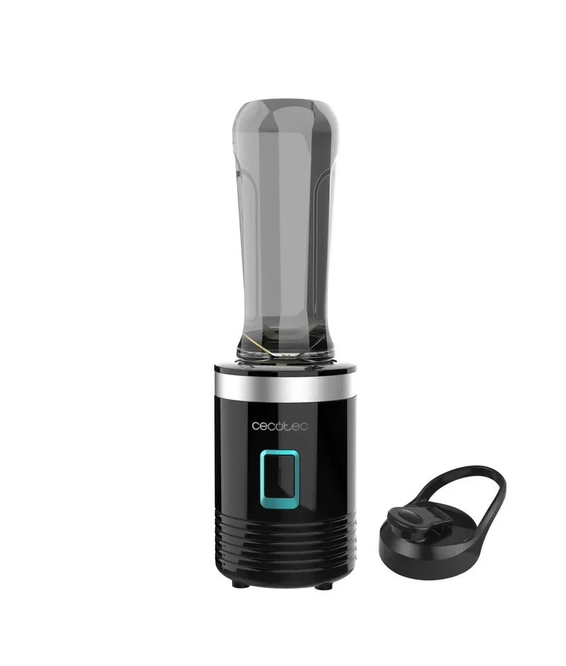 Batidora de Smoothies 350W con Cuchillas de Titanio y Vaso Portátil 600ml de Cecotec