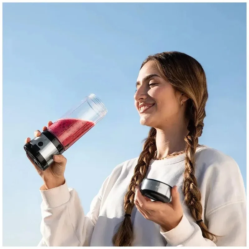 Batidora Portátil WanderlustMix: Potente, Compacta y con Cuchillas de Titanio de Cecotec