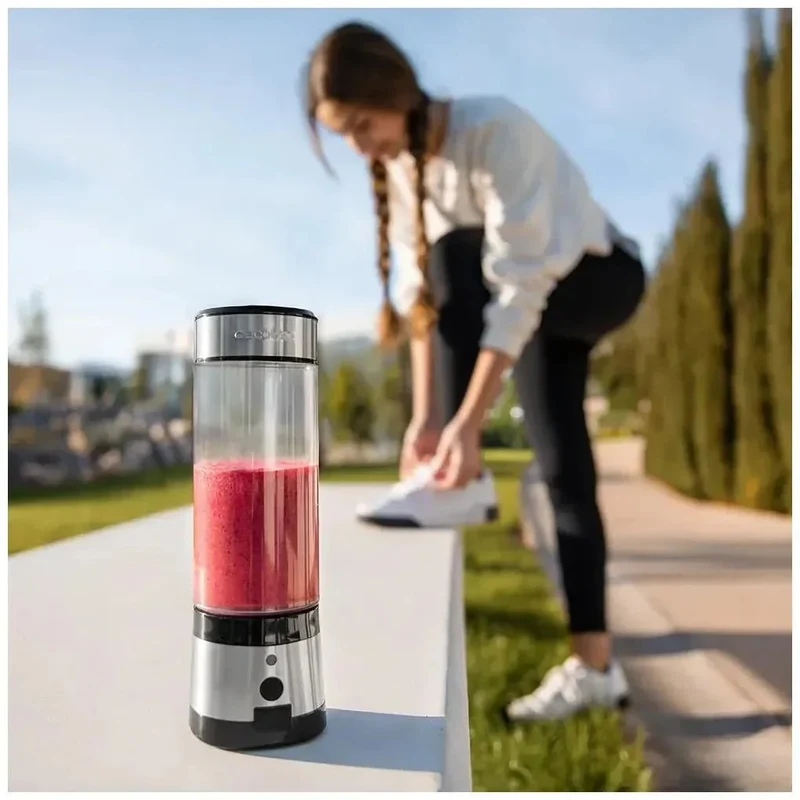 Batidora Portátil WanderlustMix: Potente, Compacta y con Cuchillas de Titanio de Cecotec